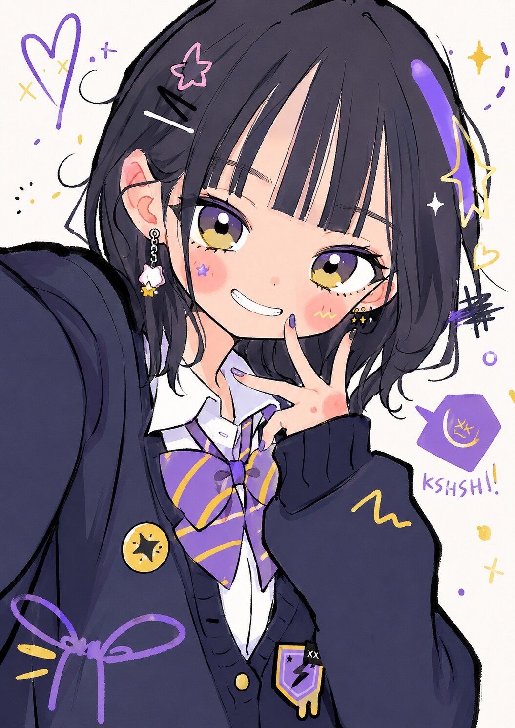 素敵な笑顔を