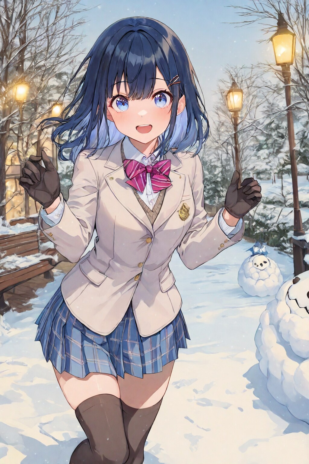 雪だるまつくぅ～ろー♪