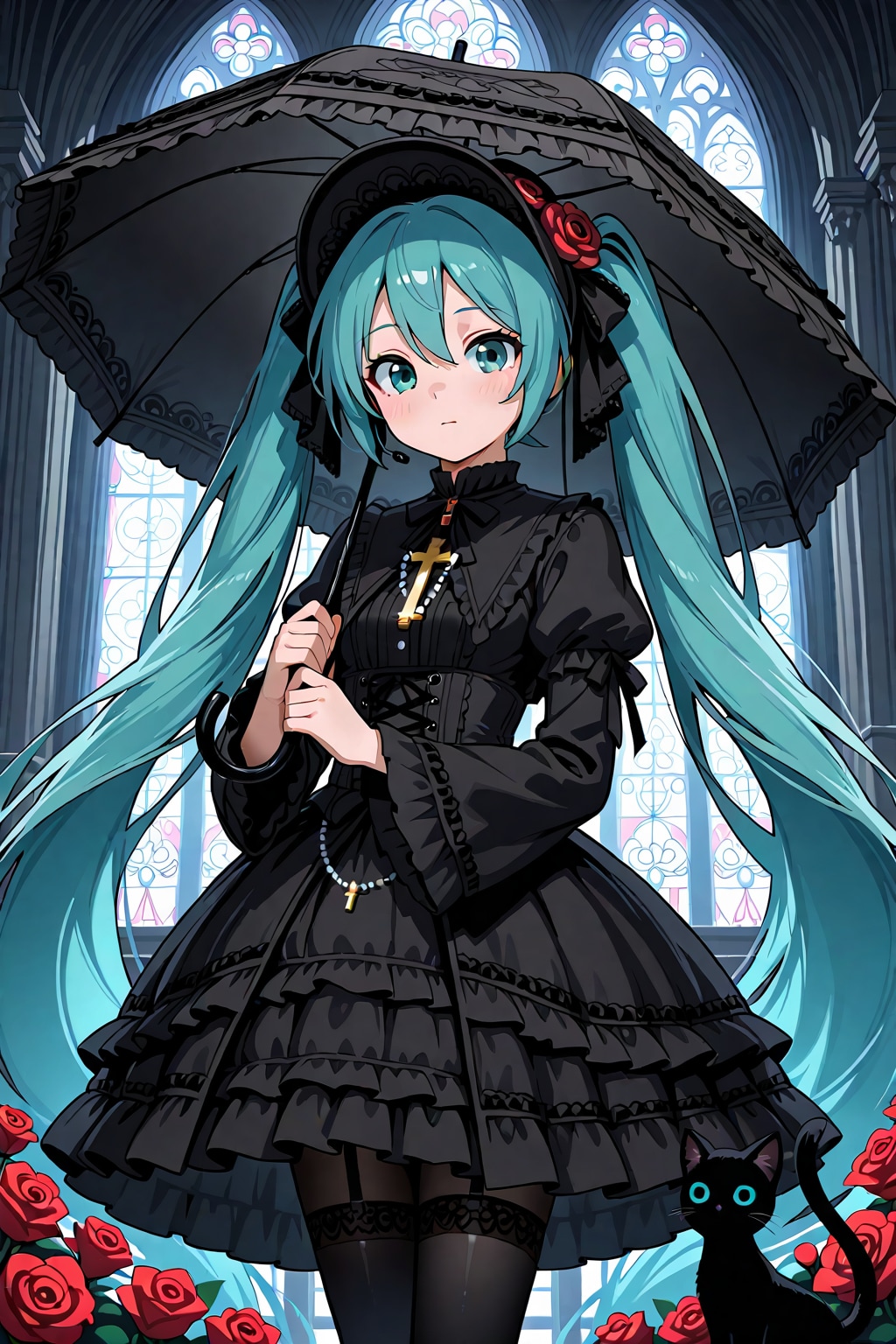 LILY 初音ミク ゴスロリ カウボーイショット