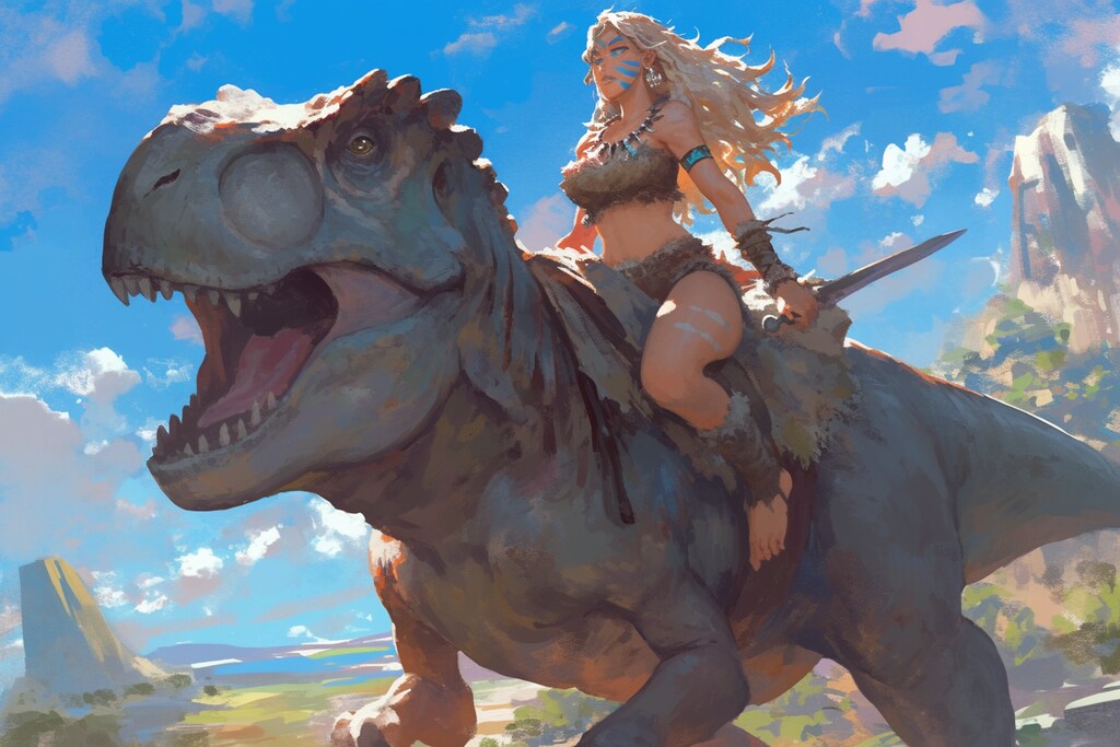 恐竜とちちぷいちゃん