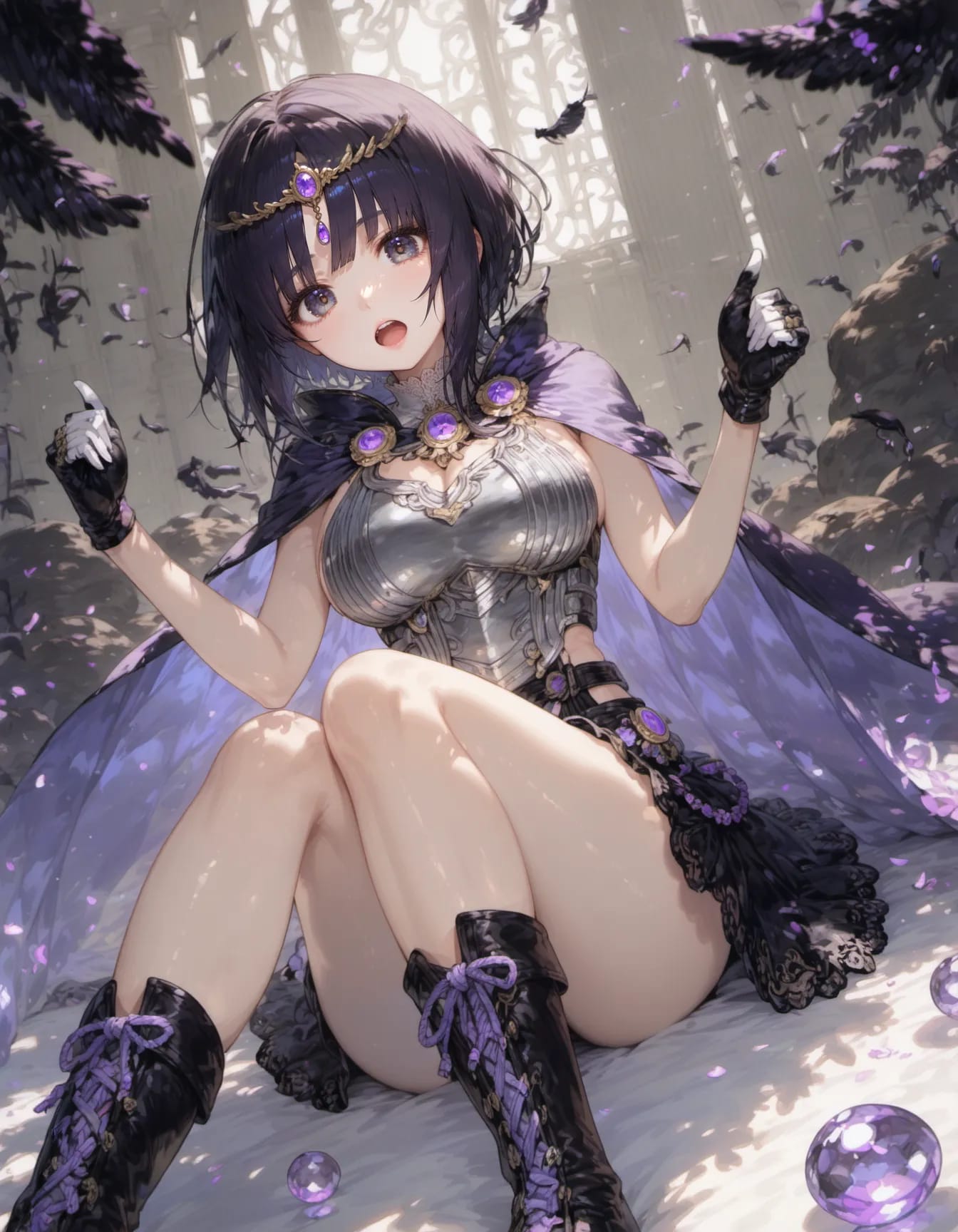 Violet Incantation | の人気AIイラスト・グラビア