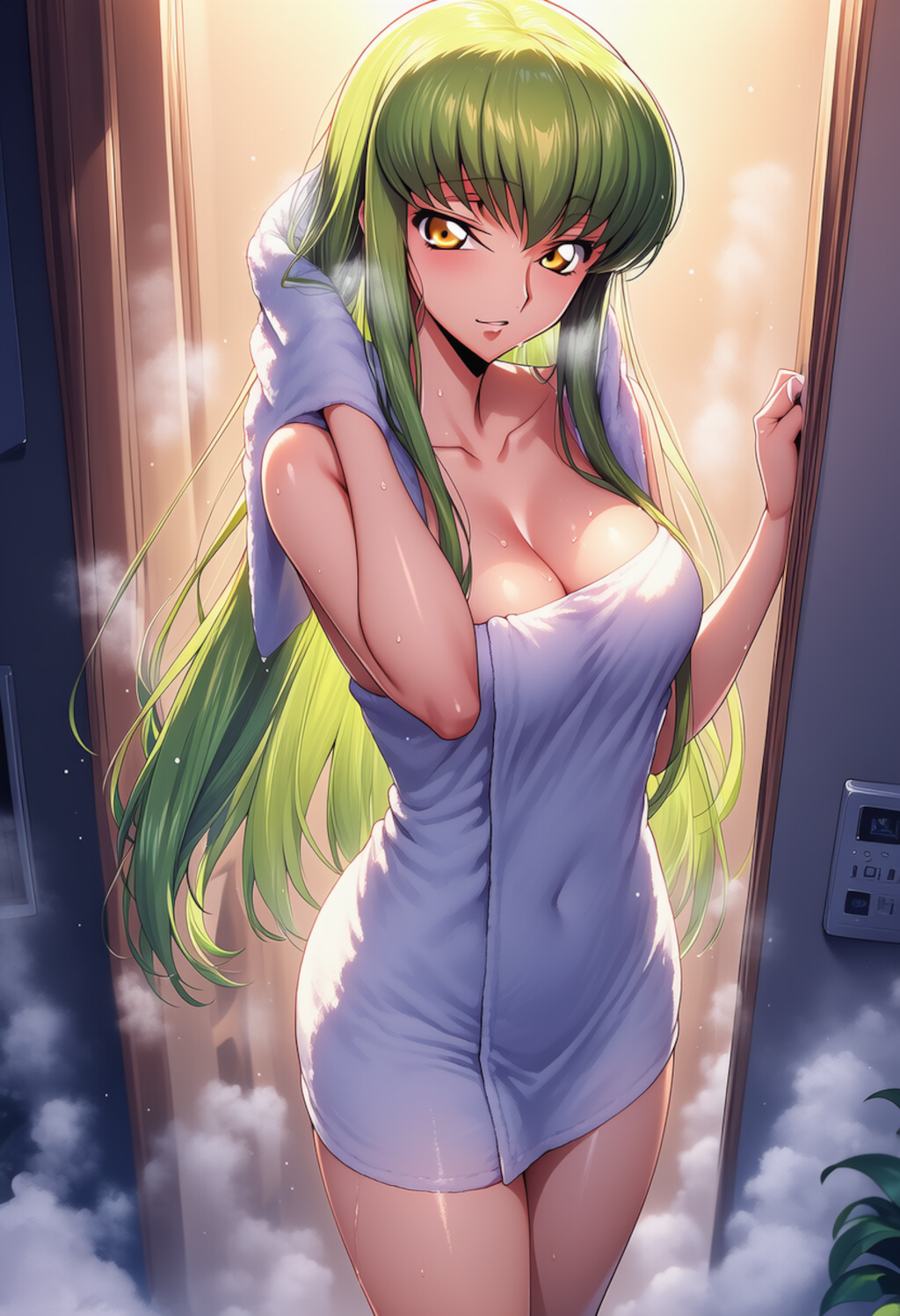 濡れた髪の残響 ― The Sound of a Soft Gaze