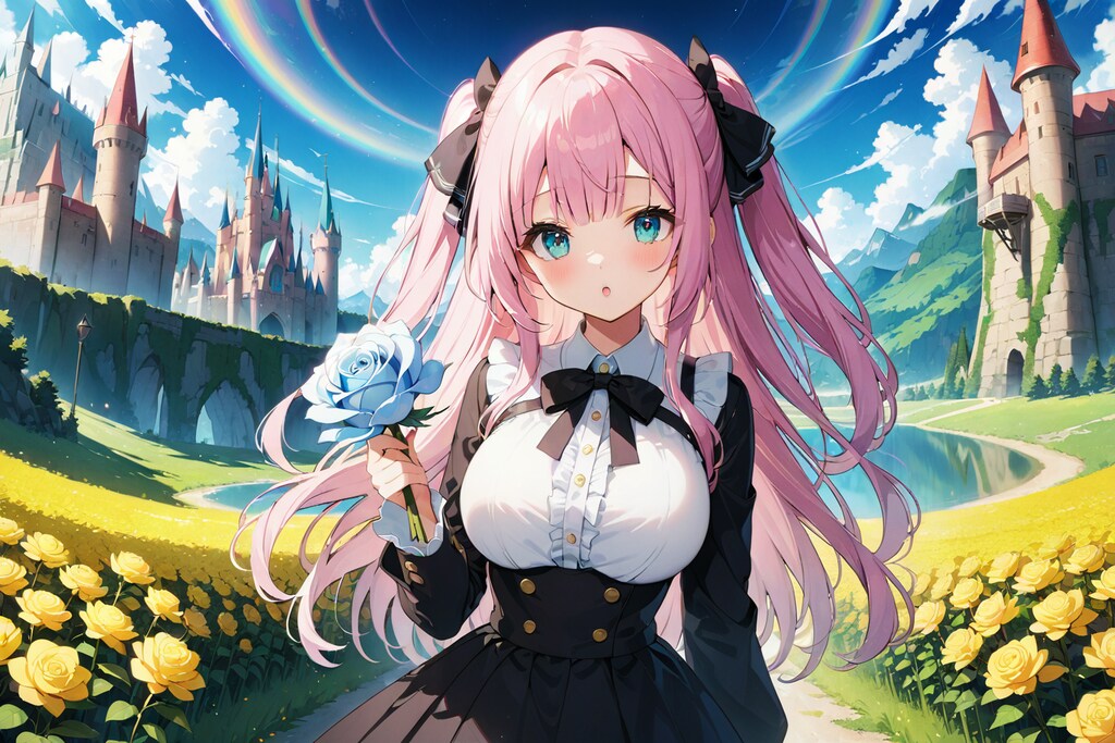 バラをどうぞ。