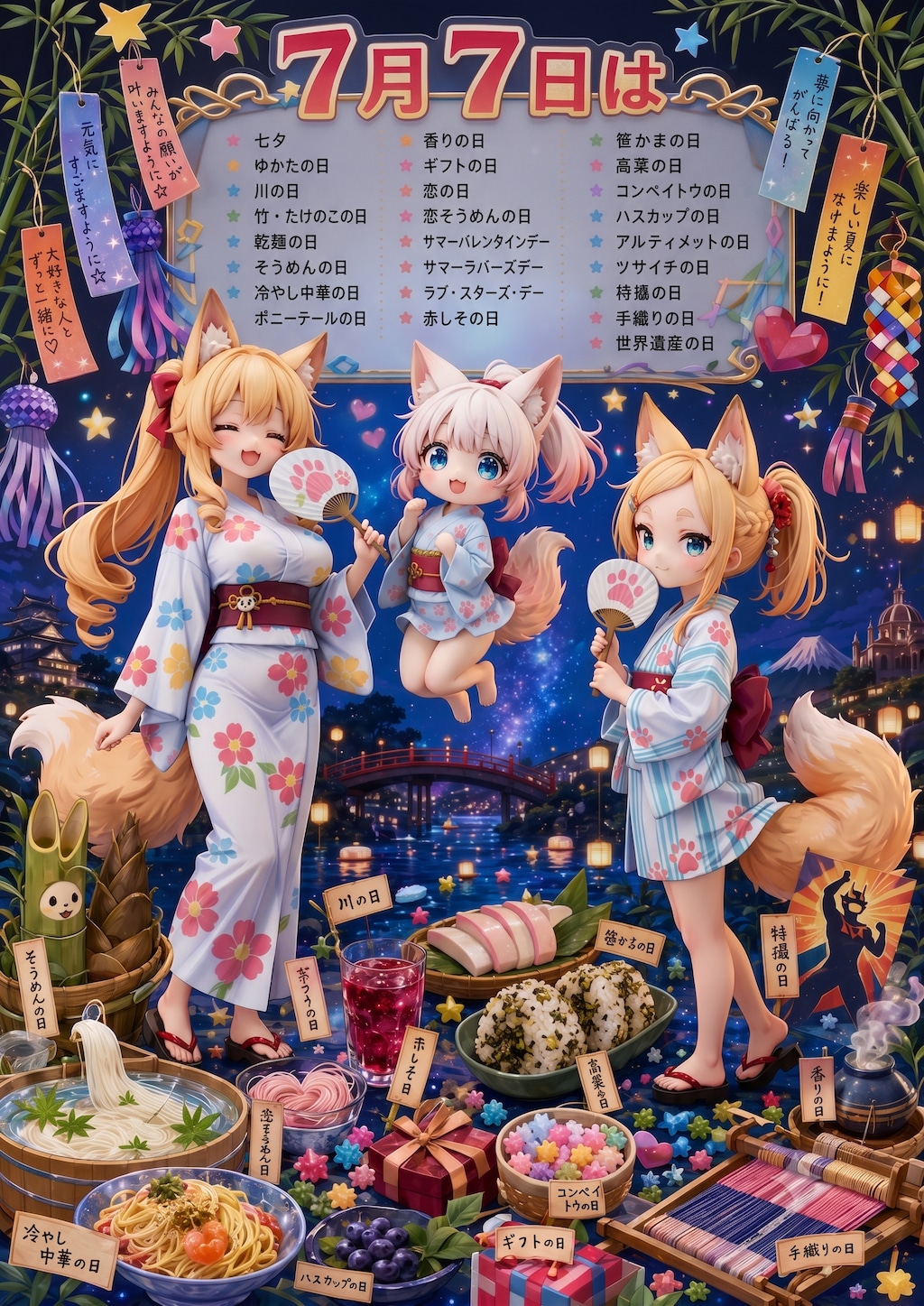 ７月７日はなんかいろいろある日