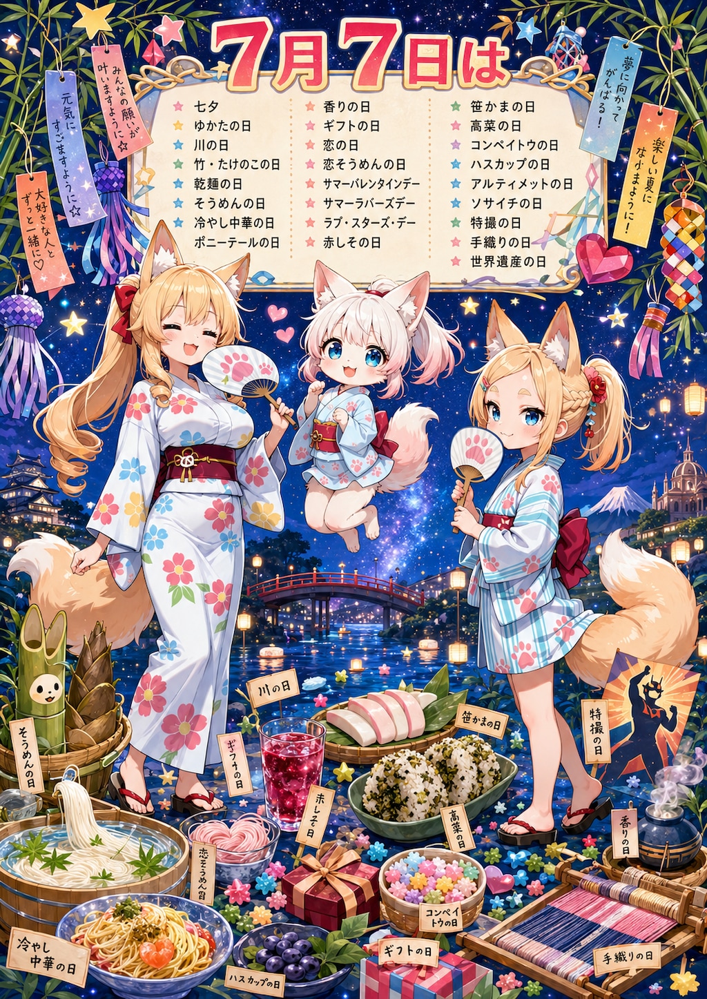 ７月７日はなんかいろいろある日