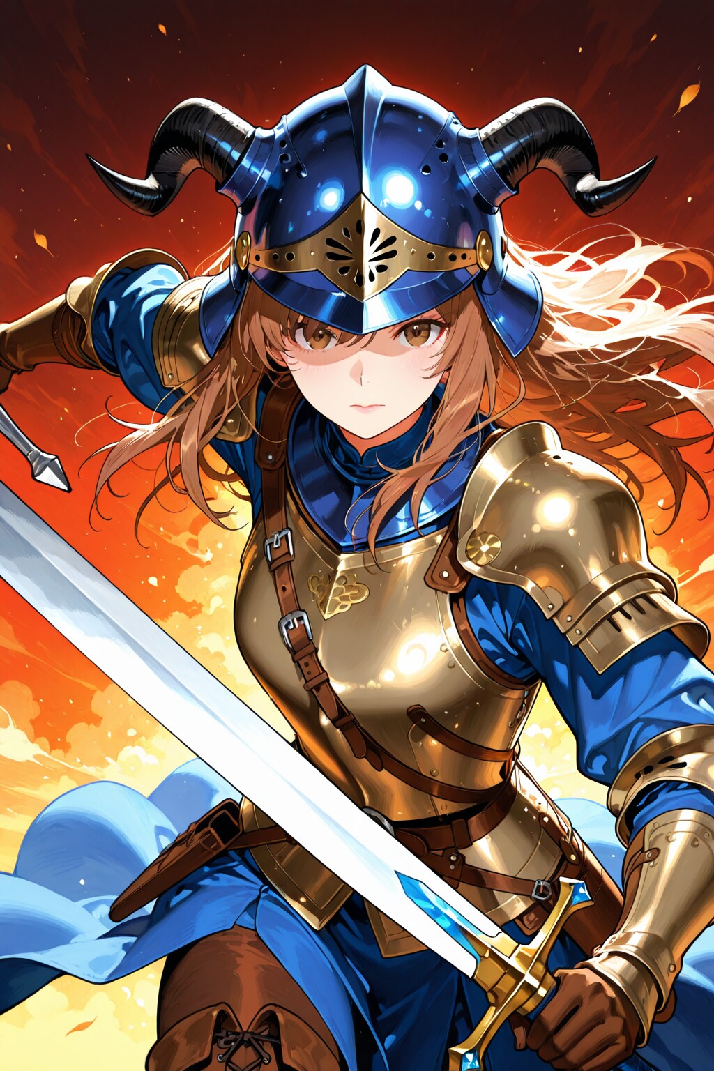 兜の角とleather cuirass | の人気AIイラスト・グラビア