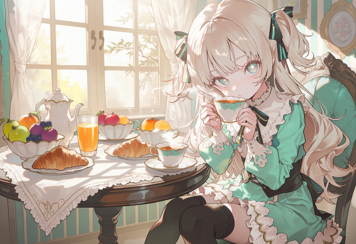 ミントグリーン | の人気AIイラスト・グラビア