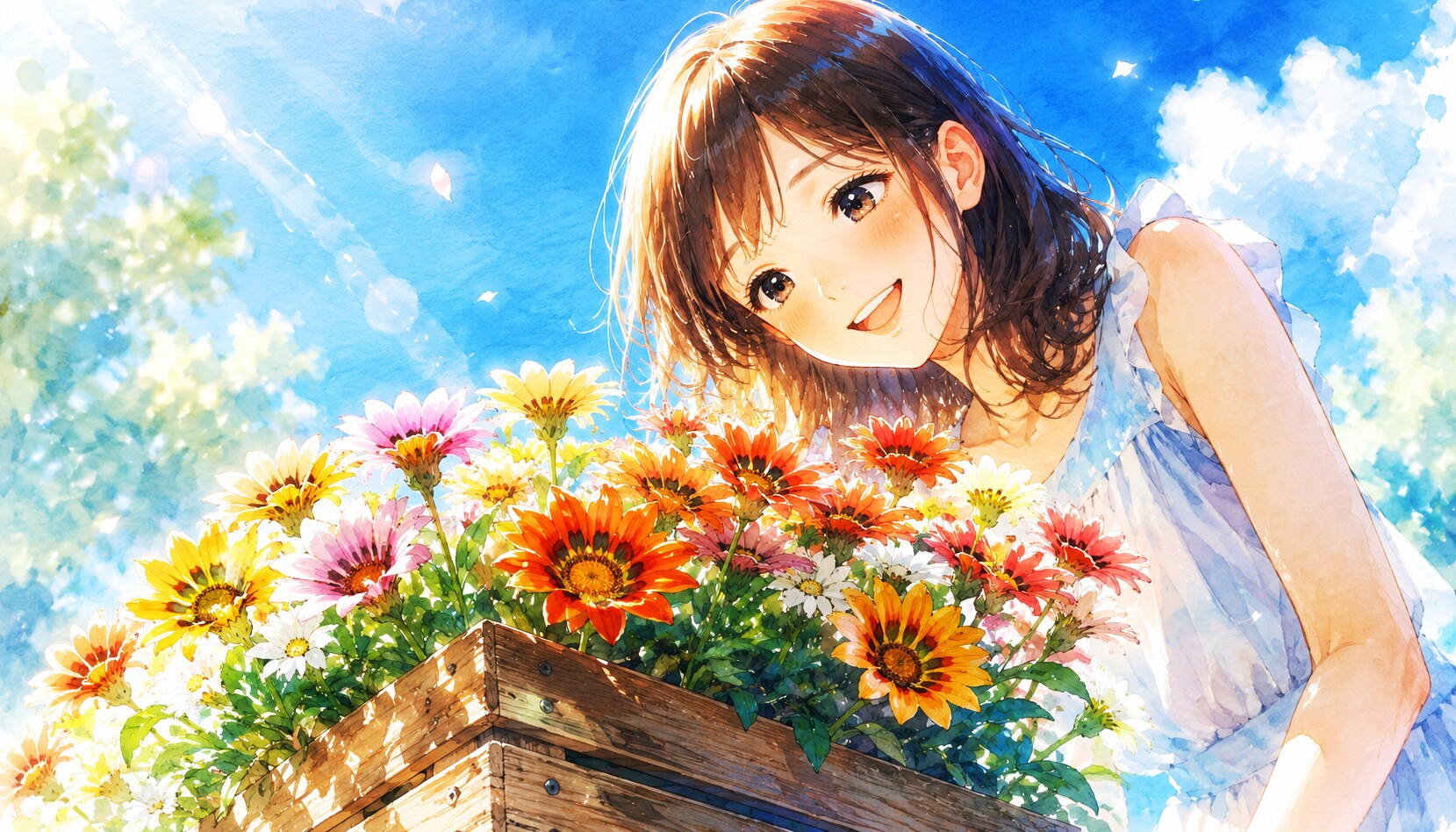 誕生花　0626 ガザニア