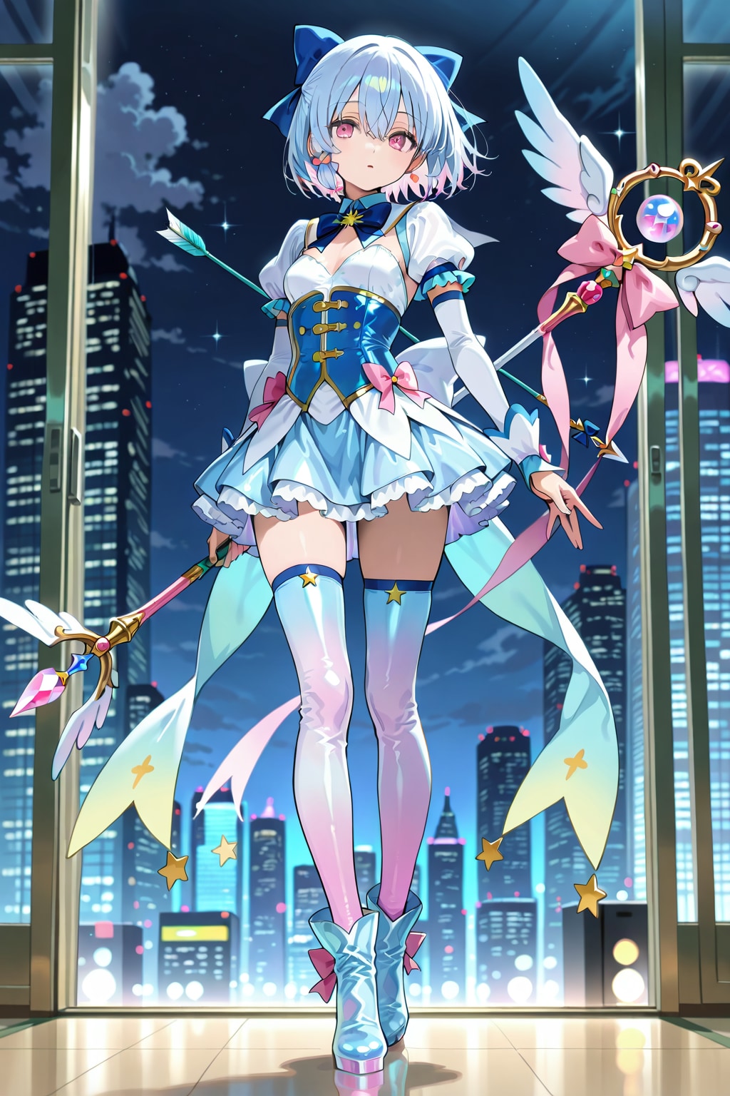 かおりちゃん　魔法戦士コスプレ