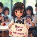 Many thanks 1000 followers! 10枚目