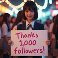 Many thanks 1000 followers! 3枚目