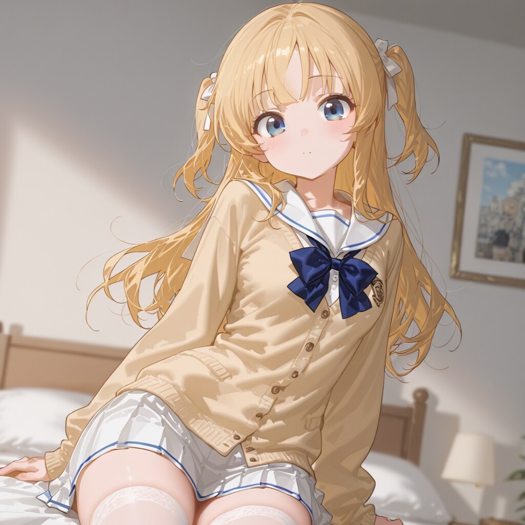 ひまりちゃんをちちぷいに生成させてみた