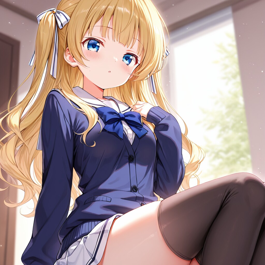 ひまりちゃんをちちぷいに生成させてみた