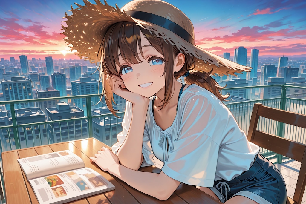 ある夏の日の黄昏の思い出👒