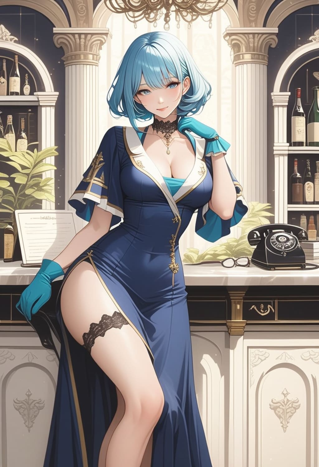 セクシーな冒険者ギルドの受付嬢