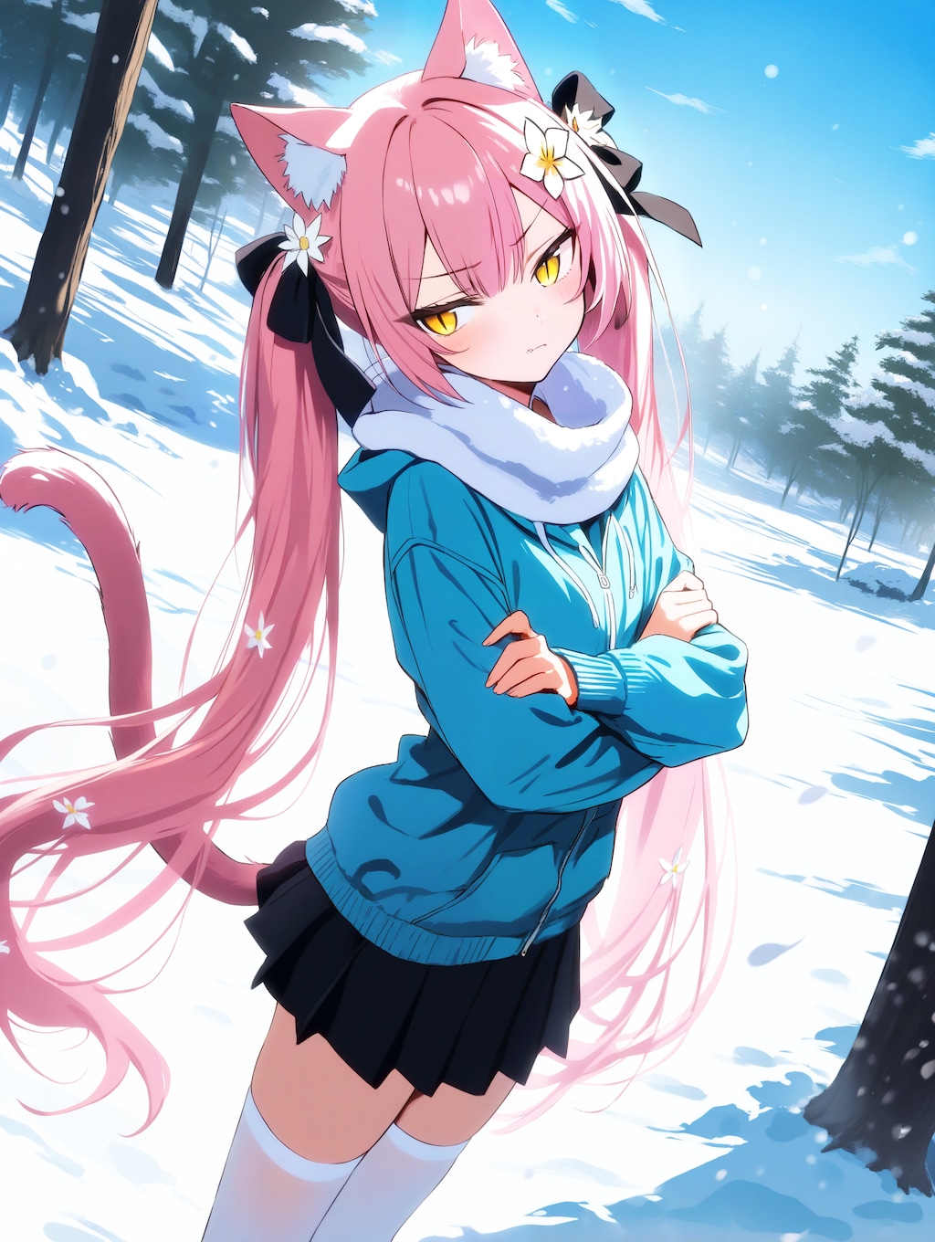 別にアタシについてこなくてもいいニャッ😼