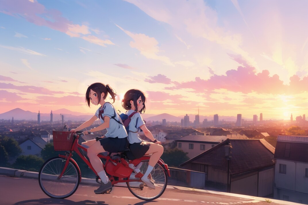 君と見た夕焼け空