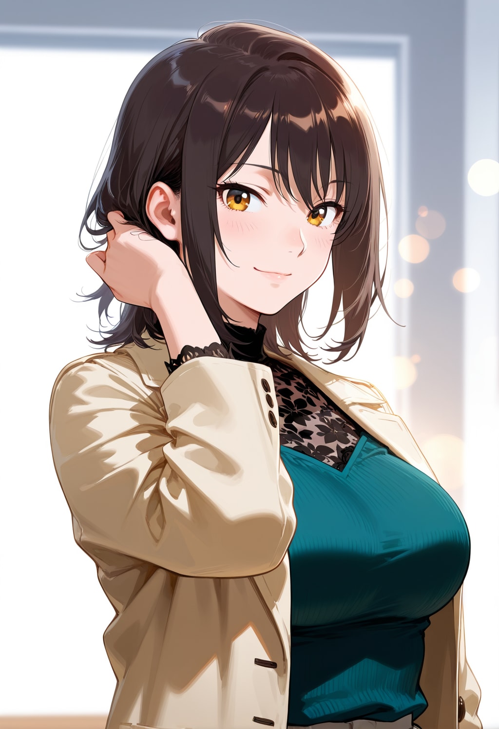 【童顔上司】お疲れ様！一緒に帰ろ❤️ | の人気AIイラスト・グラビア