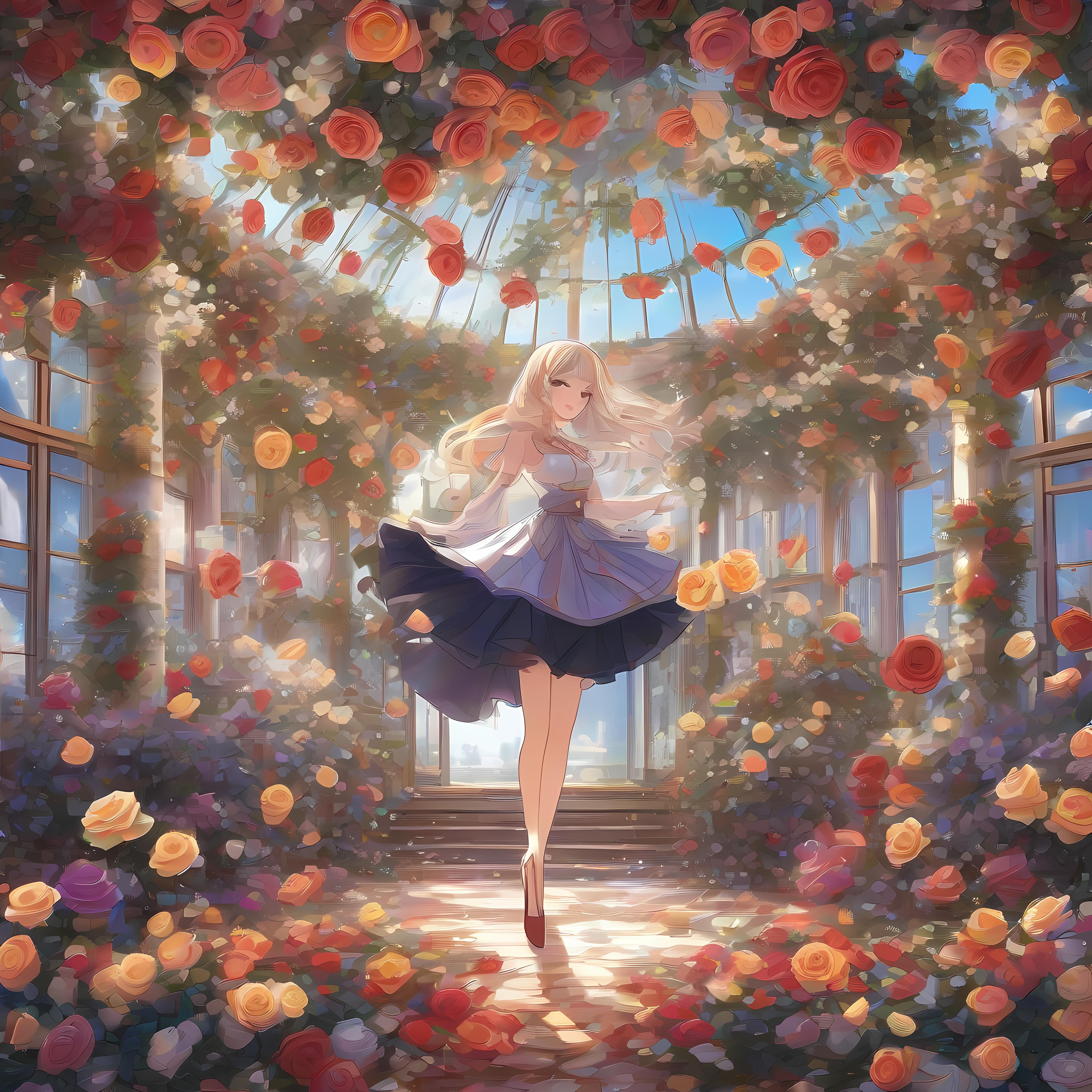 💓ローズガーデンを巡る… | の人気AIイラスト・グラビア