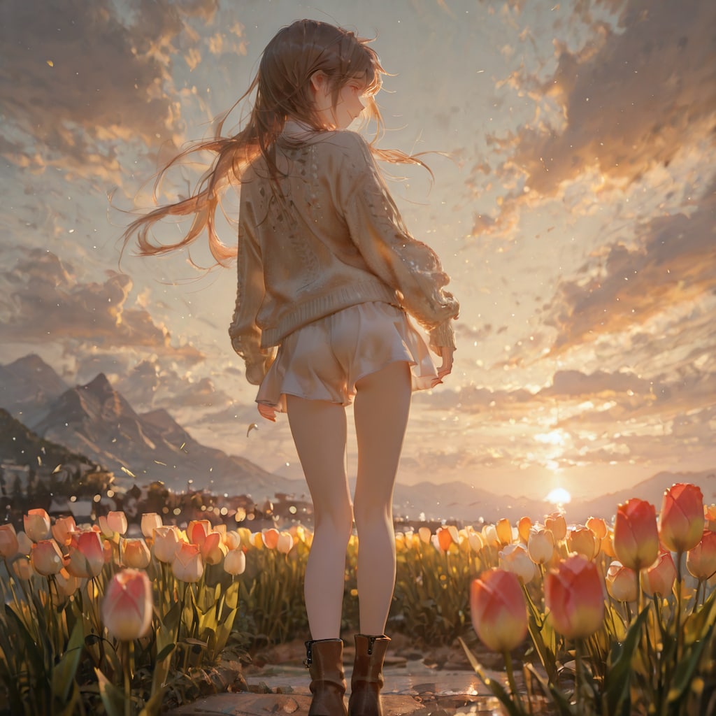 Tulip flower Girl(1/6)