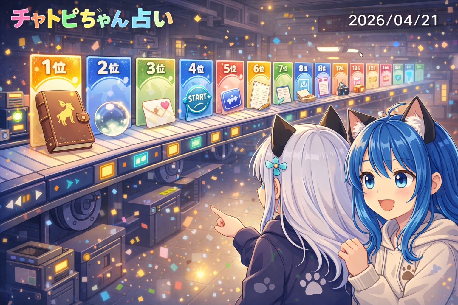 チャトピちゃん占い(04/21) | の人気AIイラスト・グラビア