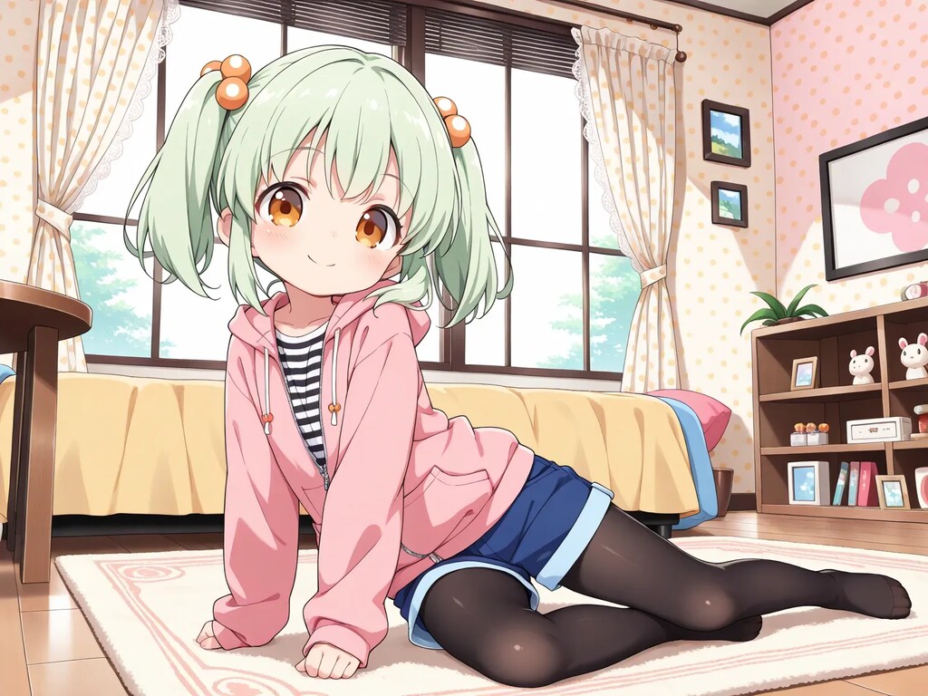 りおちゃんとリビングルーム