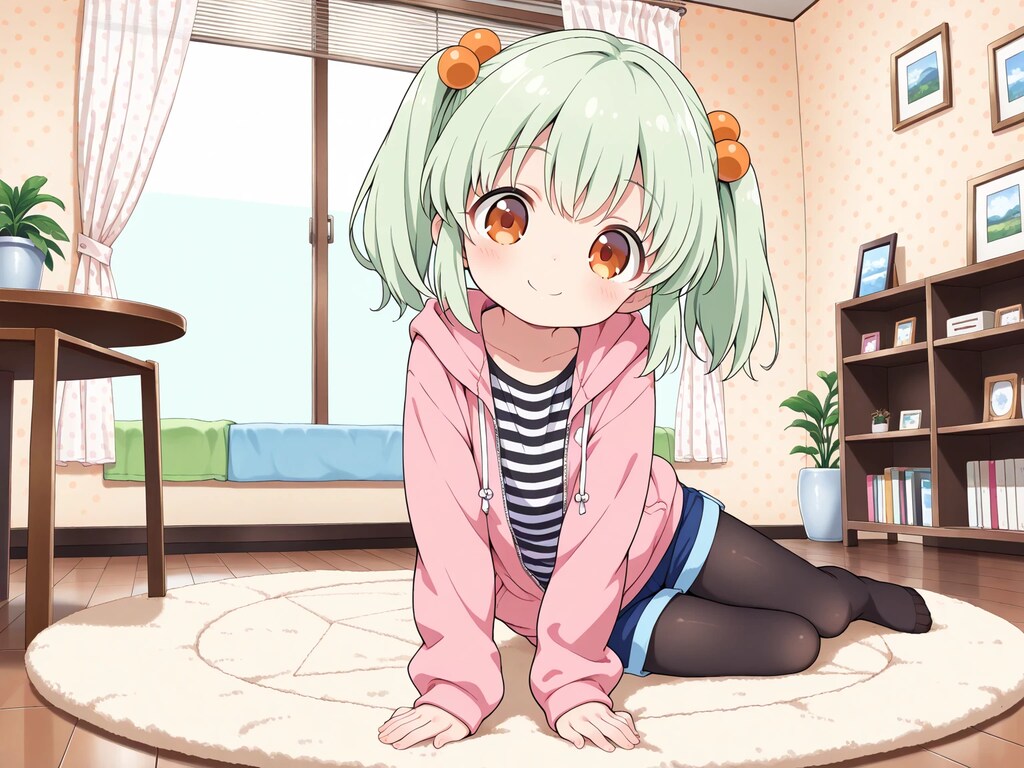 りおちゃんとリビングルーム