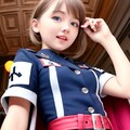 軍服コスプレ美少女 5枚目