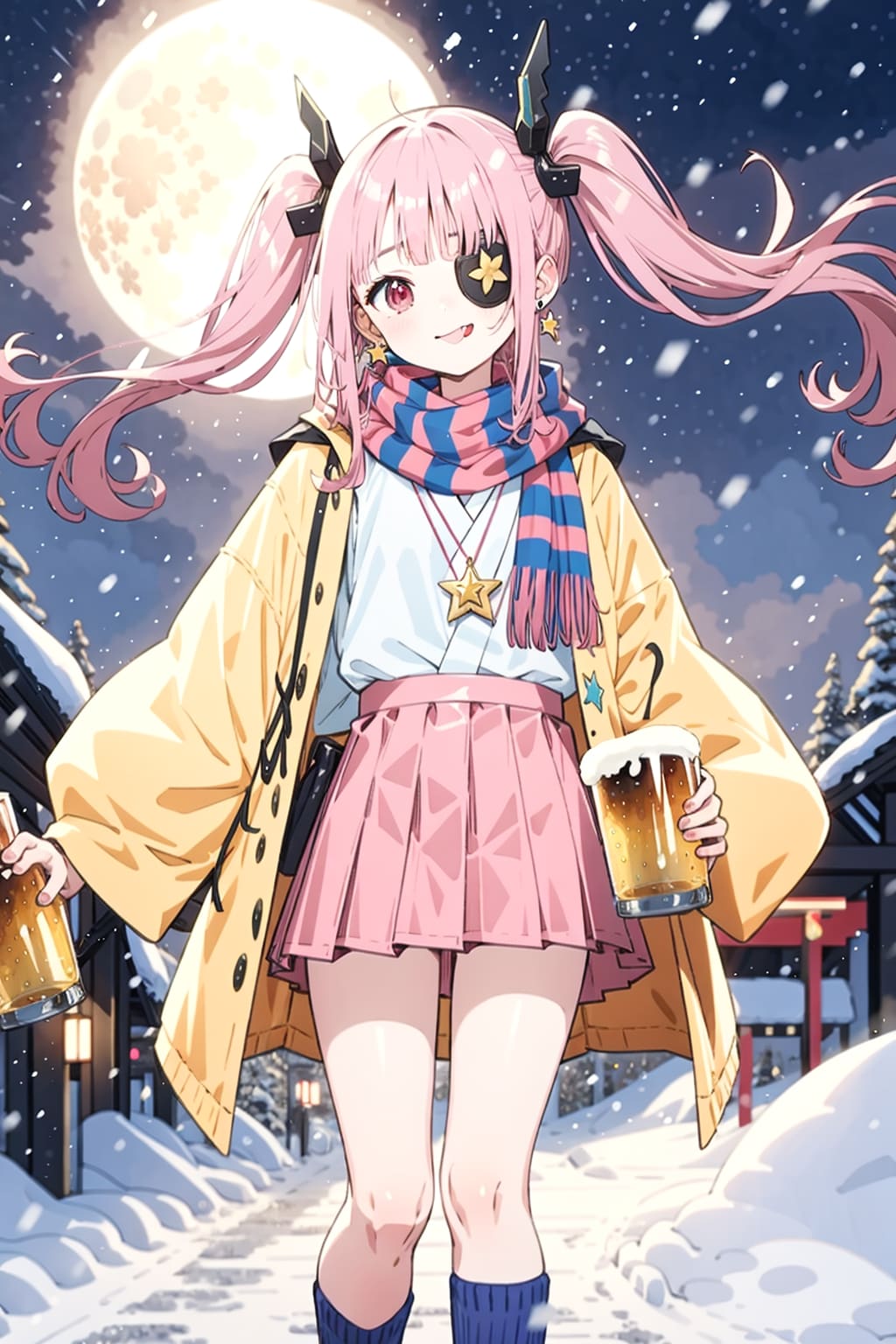 ツインテールのピンク髪ちゃん