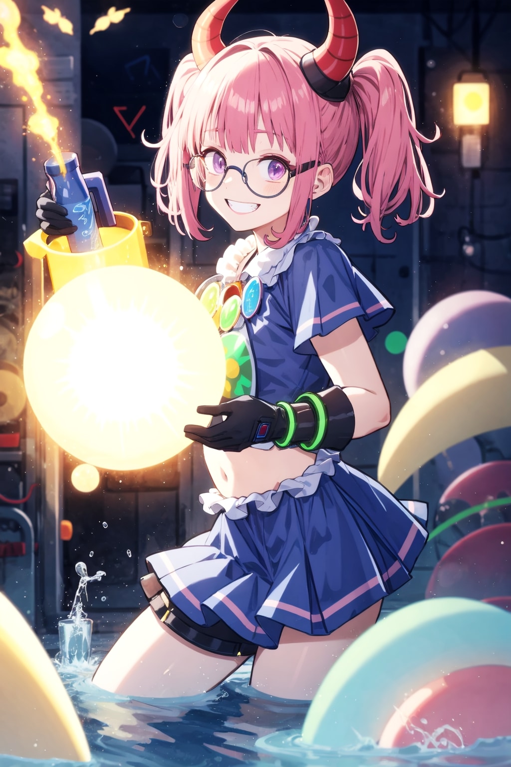 ツインテールのピンク髪ちゃん