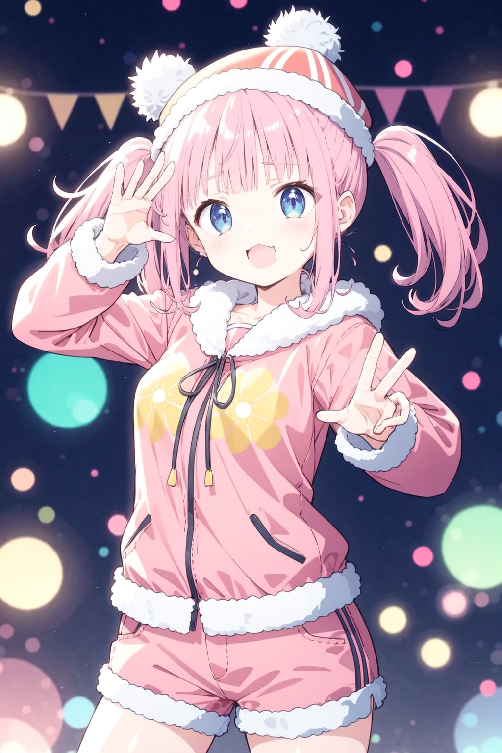 ツインテールのピンク髪ちゃん