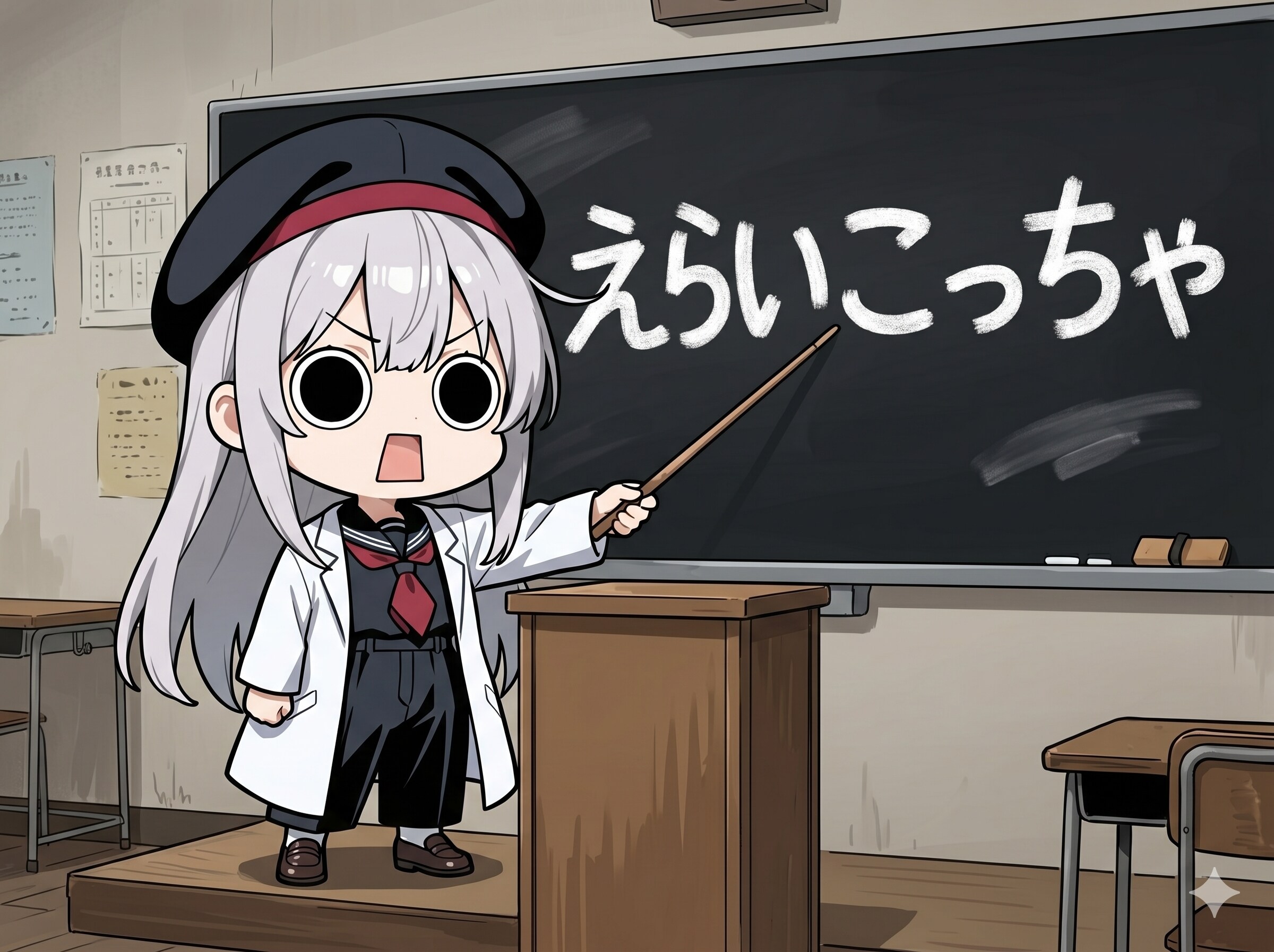 授業中教師えらいこっちゃ嬢