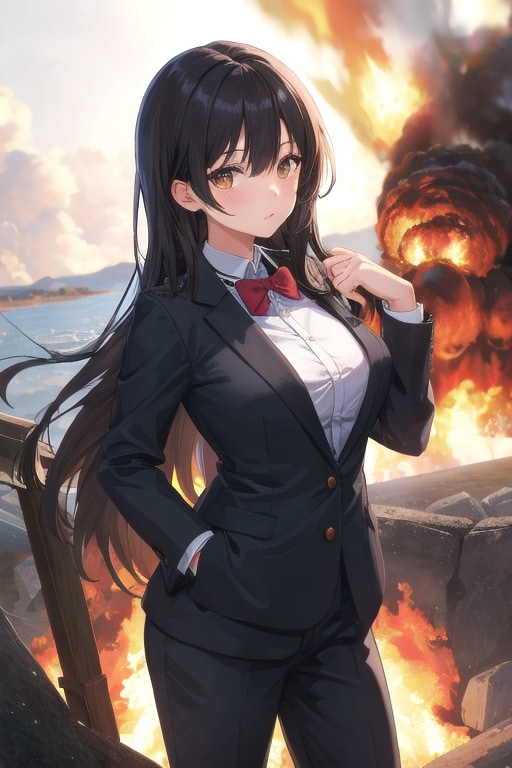さくらちゃん爆発 | の人気AIイラスト・グラビア