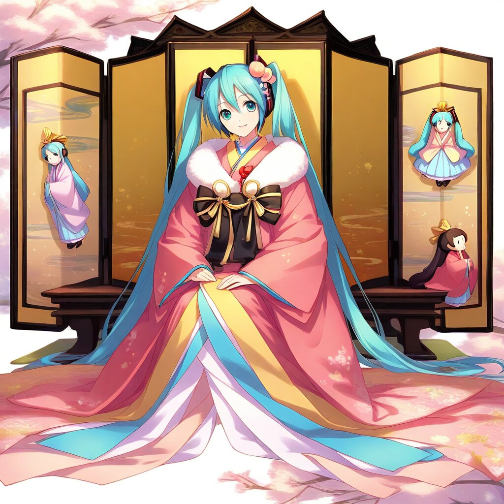 お雛様ミクちゃん