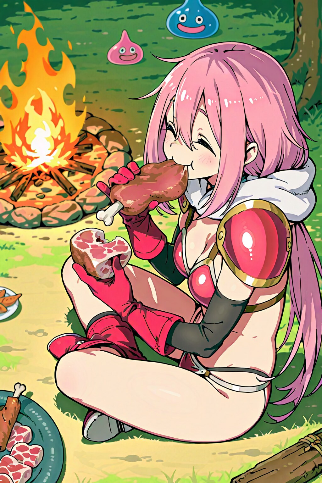 異世界ゆるキャン女戦士なでしこ | の人気AIイラスト・グラビア