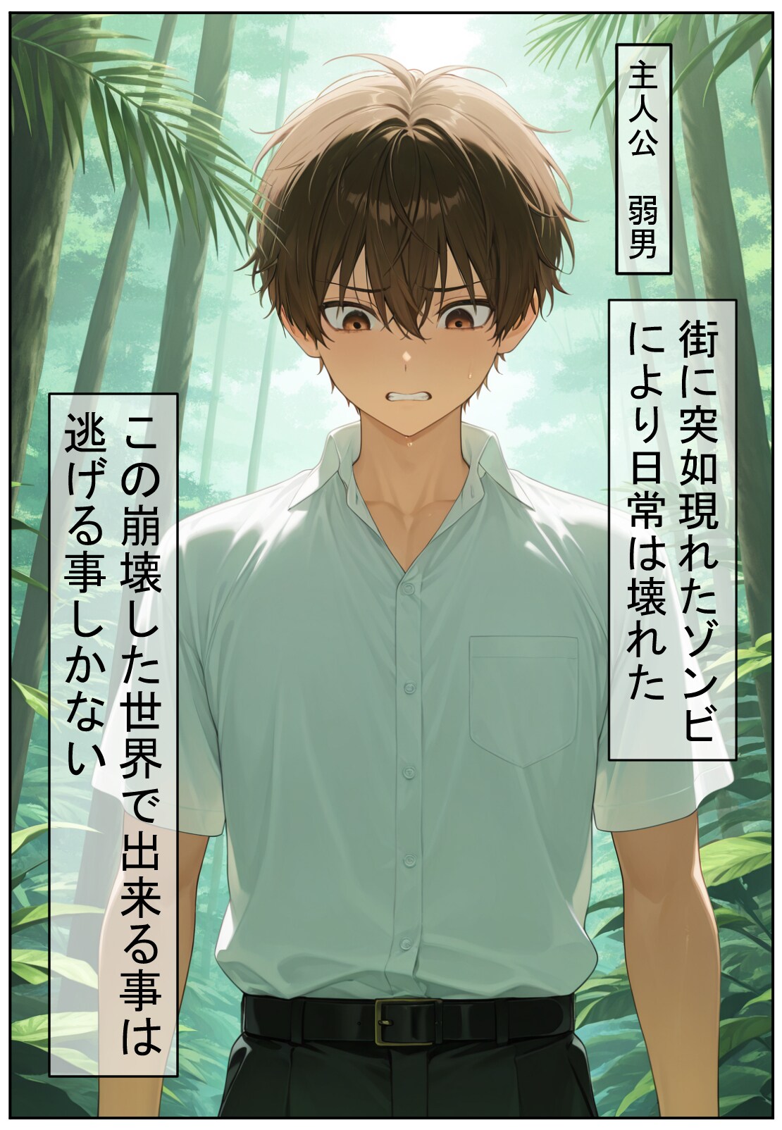 世界が終わって幼馴染と山奥に逃げたけど僕だけセックス出来ない