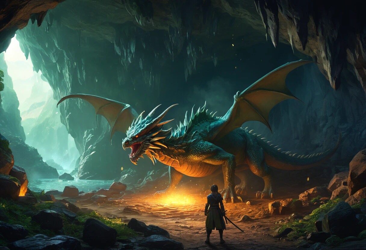ドラゴンとの対峠