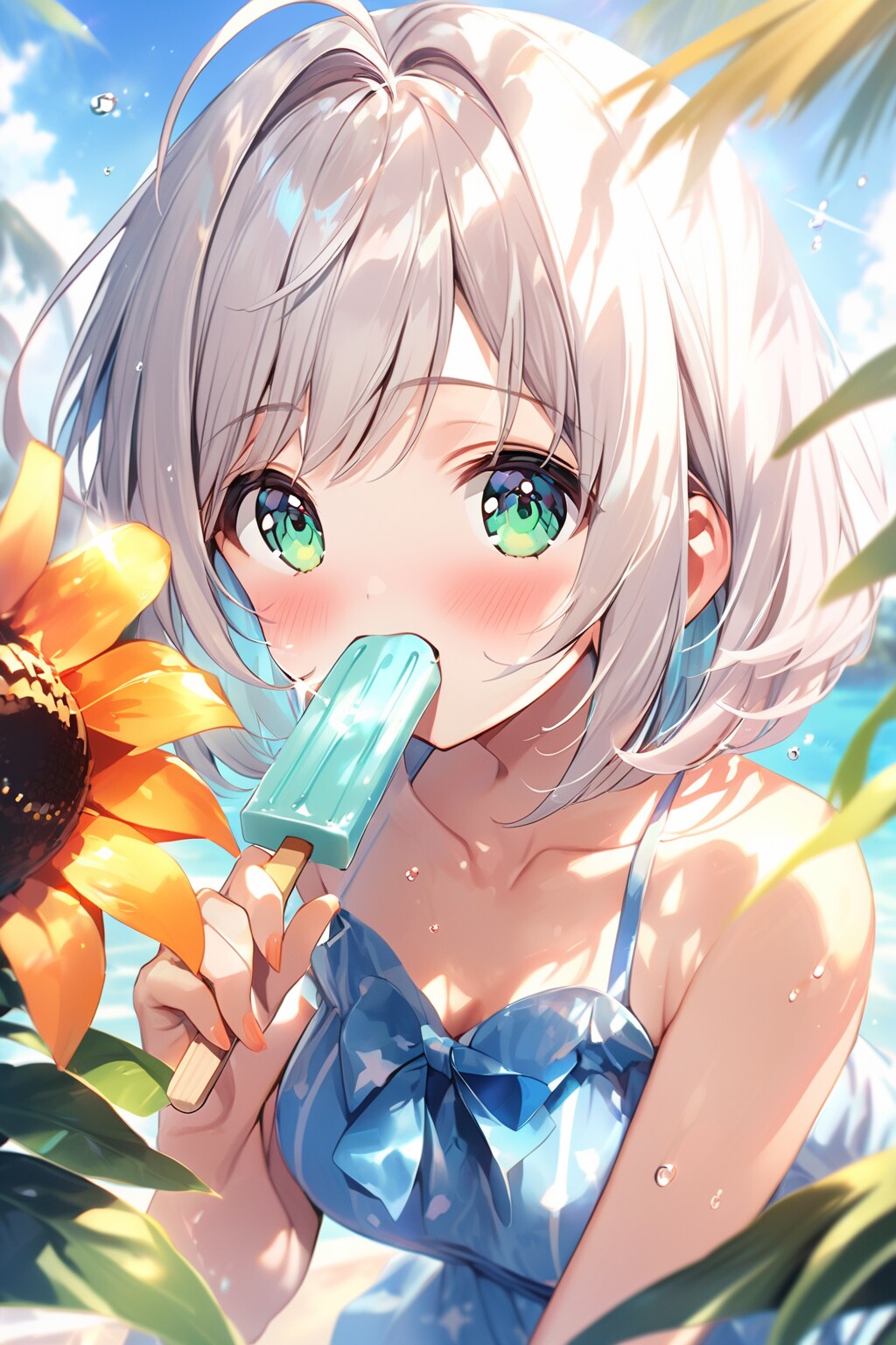 アイス食べてるだけだよ