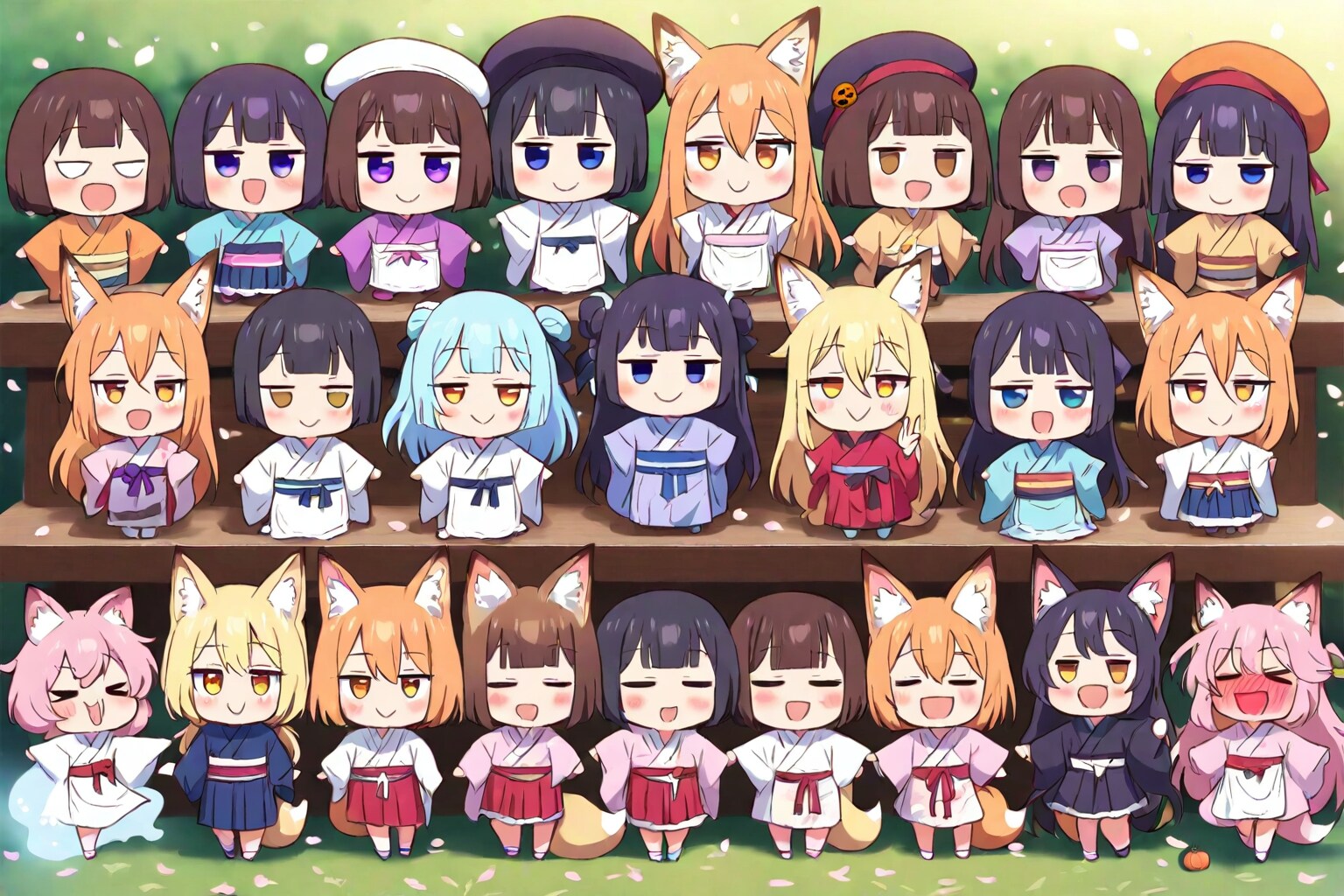 『紅葉』を歌うちびちゃん♪。 | の人気AIイラスト・グラビア