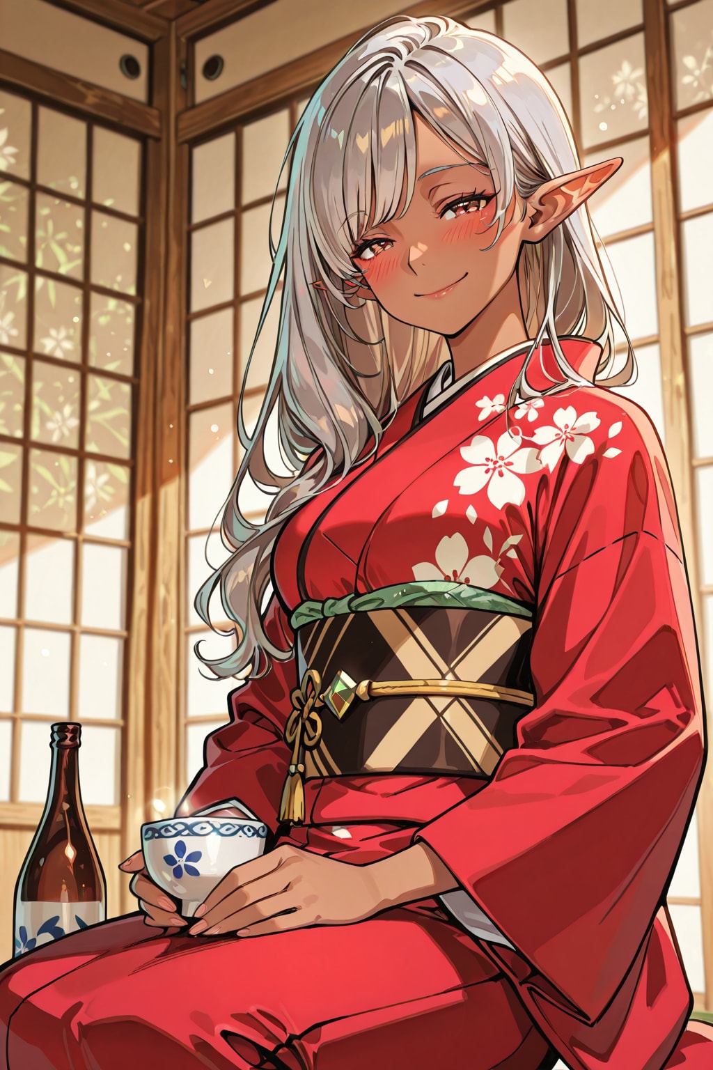 大晦日のダークエルフさん