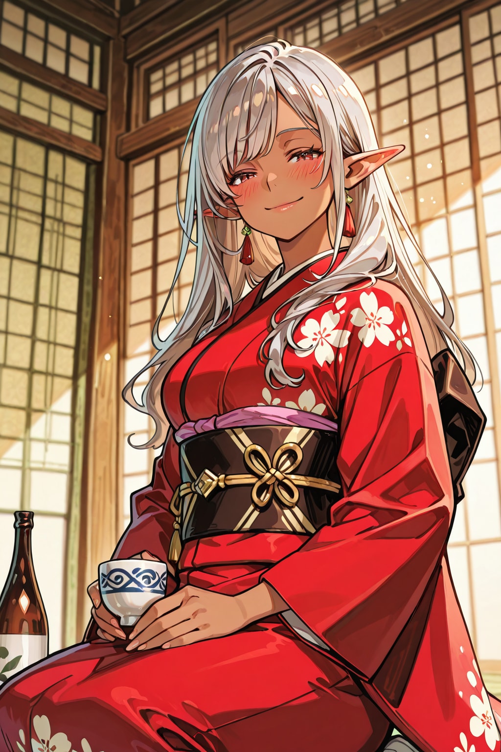 大晦日のダークエルフさん