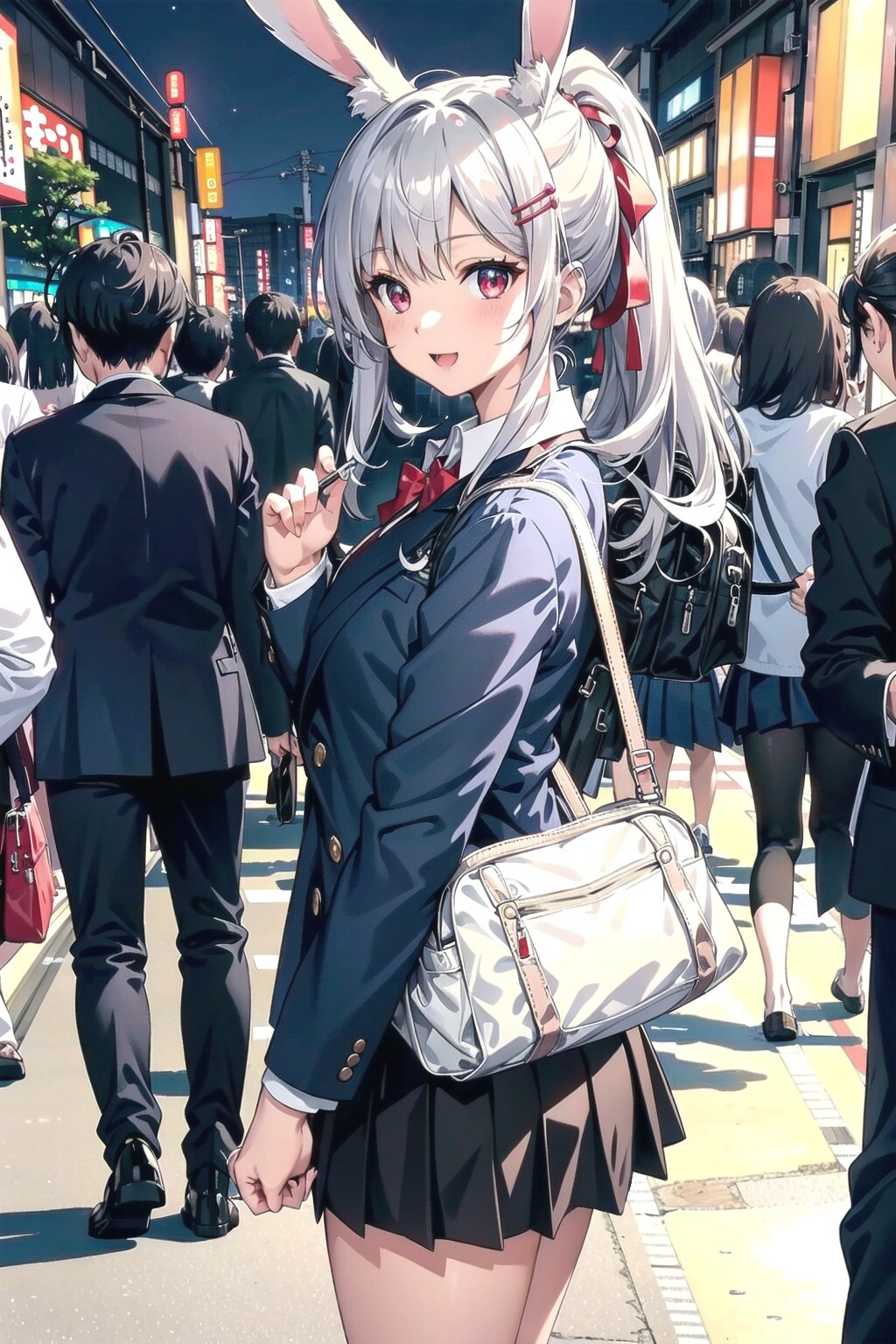 帰り道なのです🐰✨