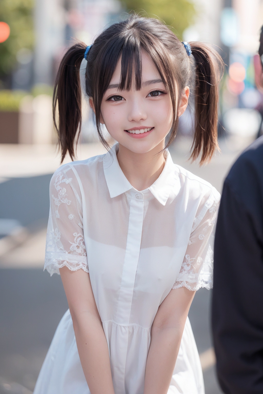 ショートツインテールの娘