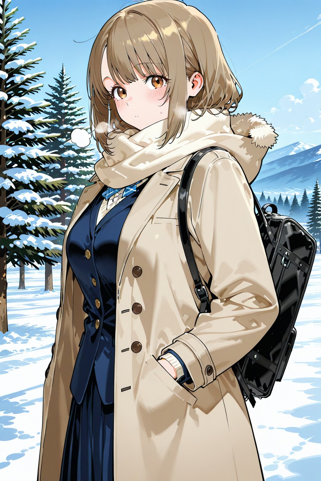 雪中松柏 | の人気AIイラスト・グラビア