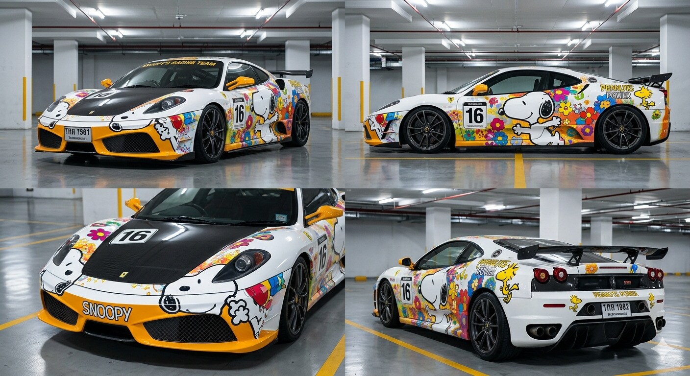 スヌーピーフェラーリ430スクーデリア