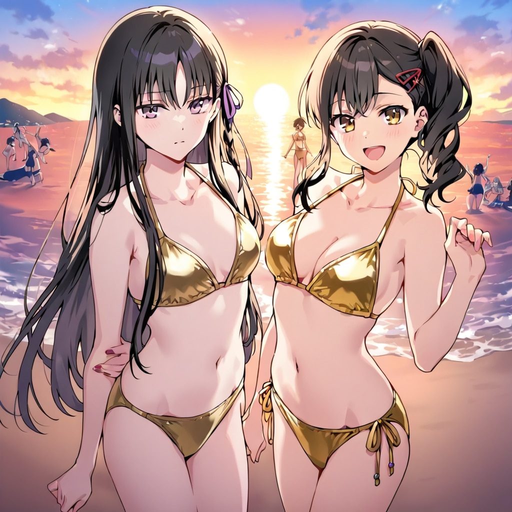 堀北さんの金色ビキニ（506）