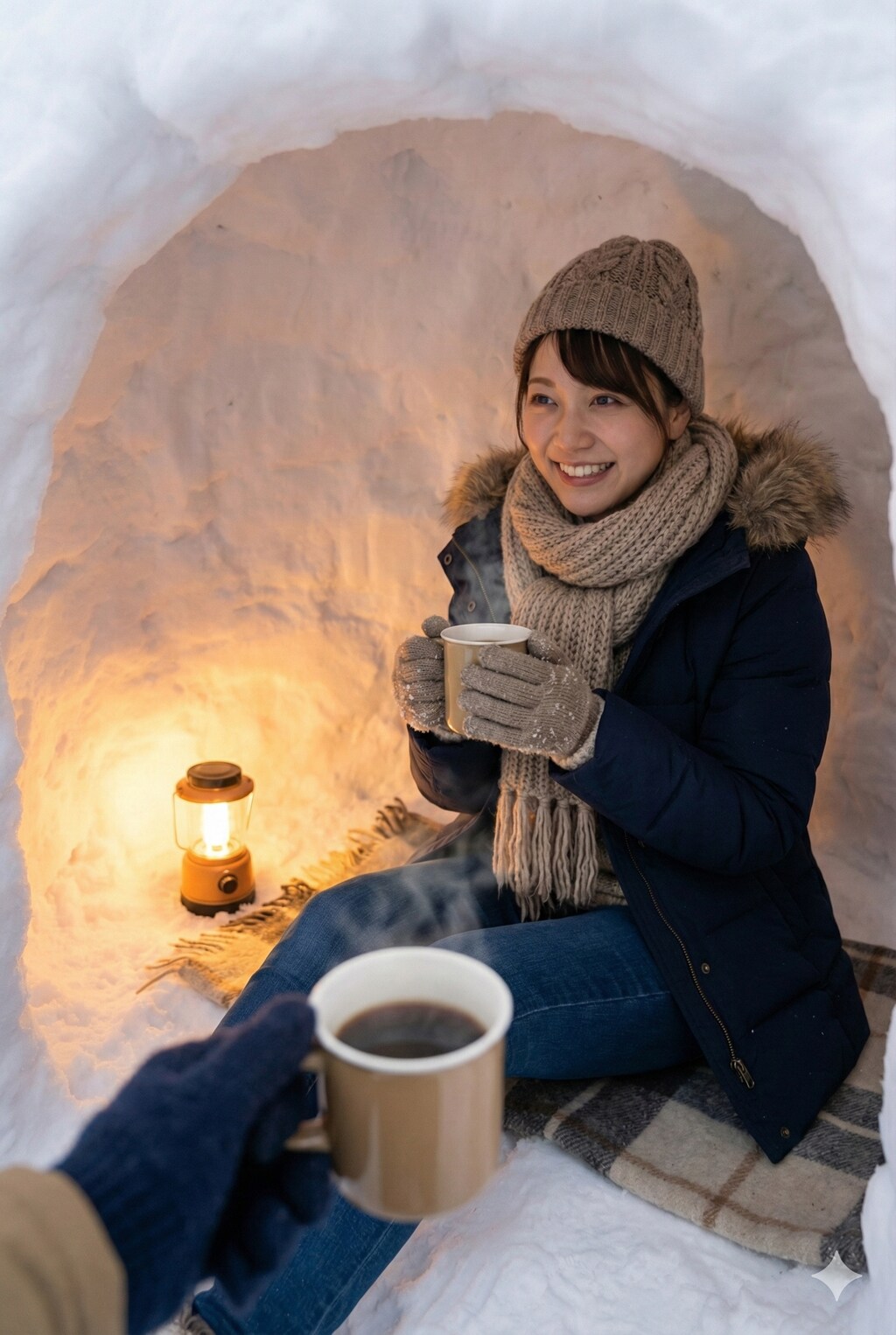 【彼氏目線】雪の日デート。はしゃぐ君があまりに可愛すぎて。【4枚】