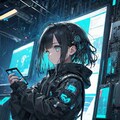 girl in cyberspace 4枚目