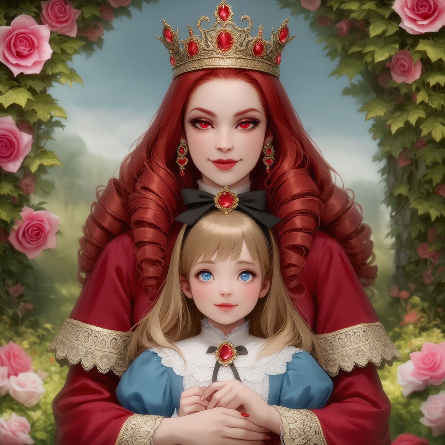 アリスとハートの女王 | の人気AIイラスト・グラビア