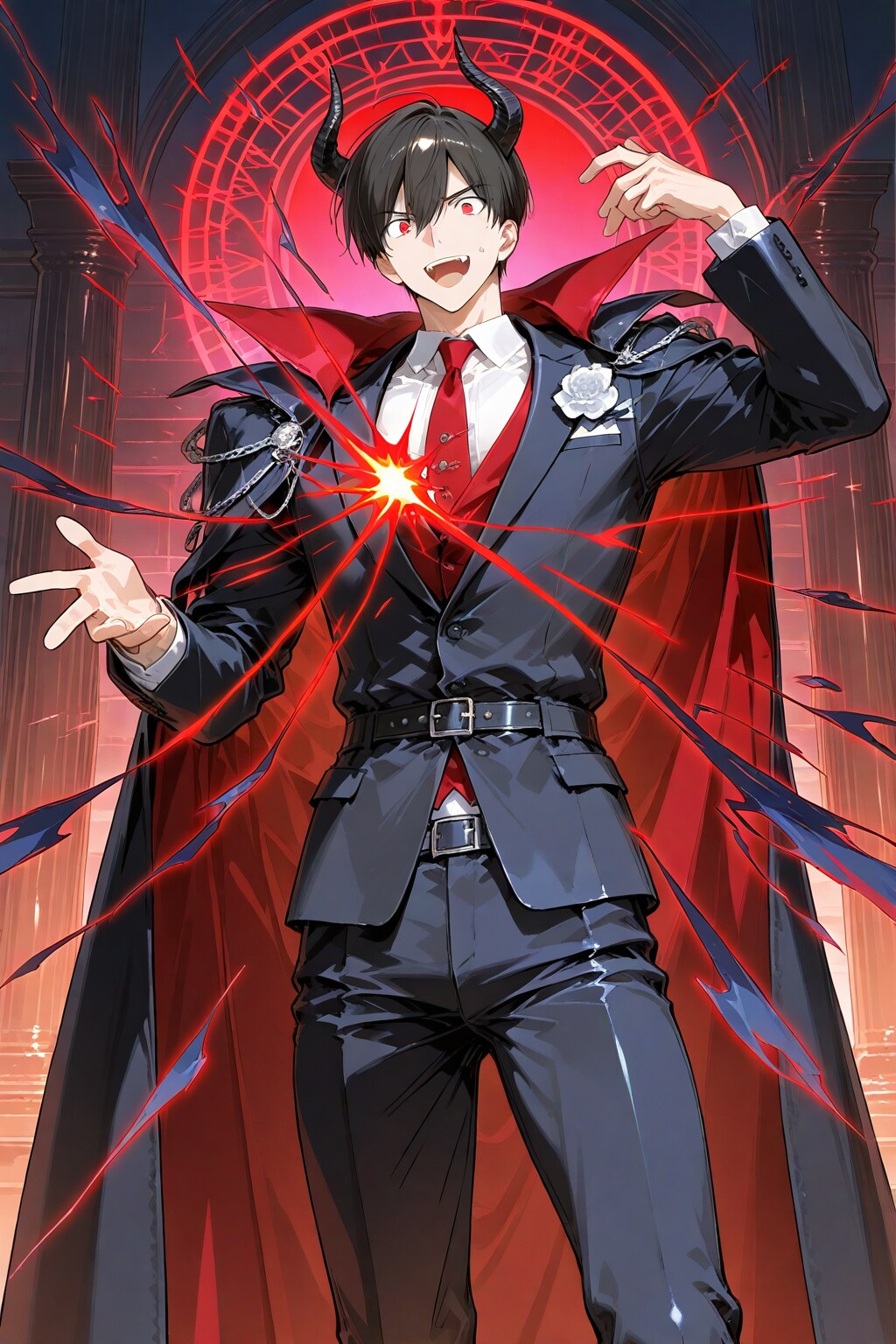 魔術を試すシヴァルツ
